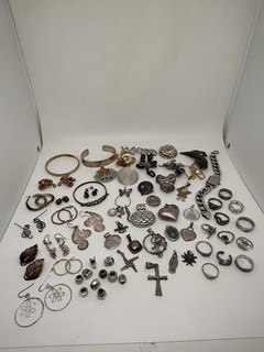 Scrap Or Wear 925 Sterling Silver Jewelry Lot 450 Grams