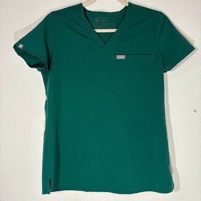 FIGS Technical Collection Catarina Scrub Top Emerald Green XXS FW1000 Healthcare