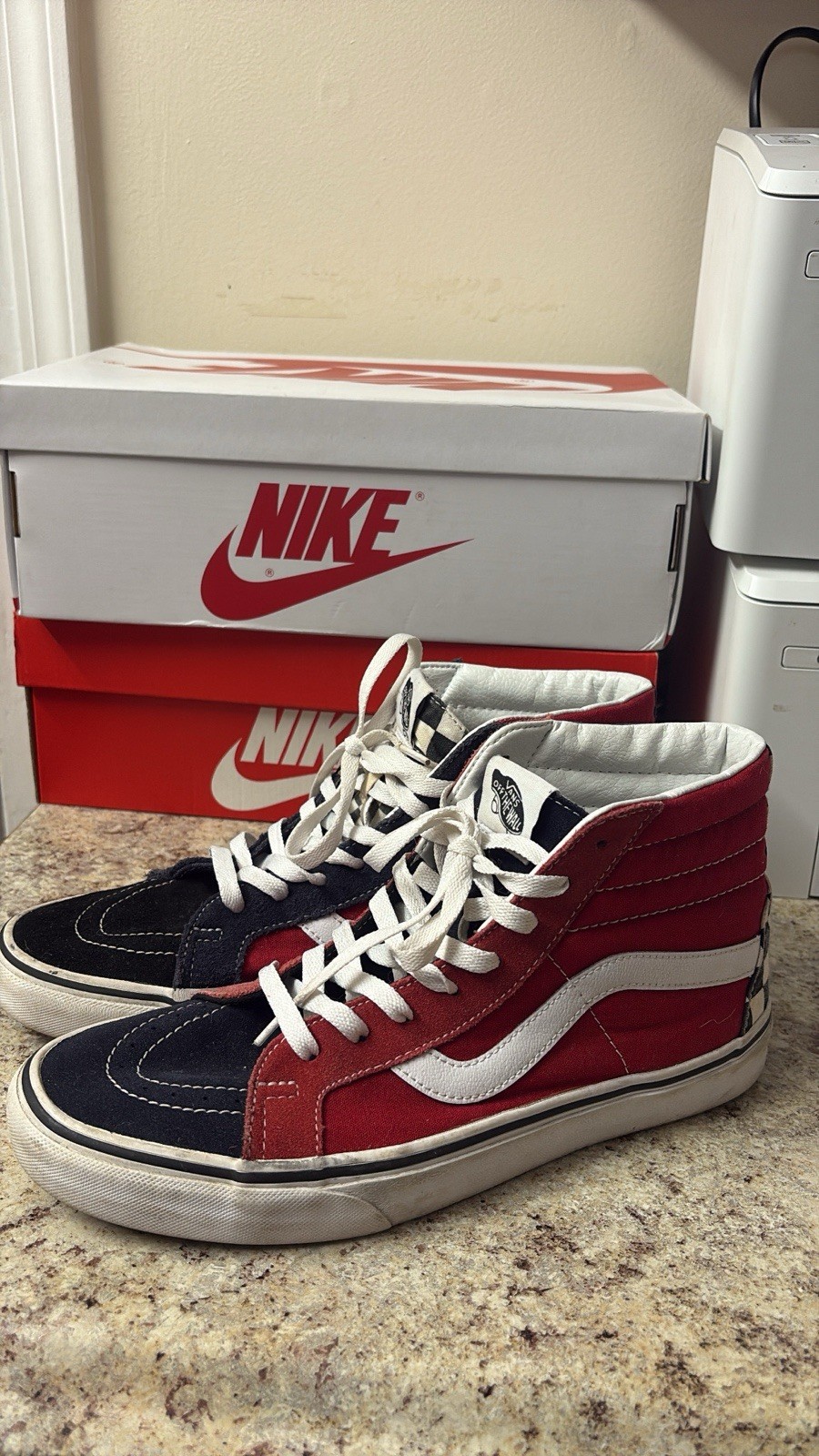 Vans Hightop Multi Pattern Size 9.5 - image 3