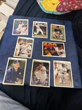 Lot of 8 1992 Upper Deck New York Yankees Baseball Cards All Different Cards