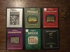 SIX Atari Games:  Pitfall! Xevious Keystone Kapers Ridge Crackpots golf