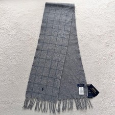 Polo Ralph Lauren Scarf with fringe and embroidered logo