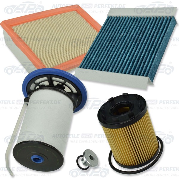 Inspektionskit Filter Satz Paket S (Ab) Fiat Tipo 1,3D Euro 6 (Sys. Purflux)-image