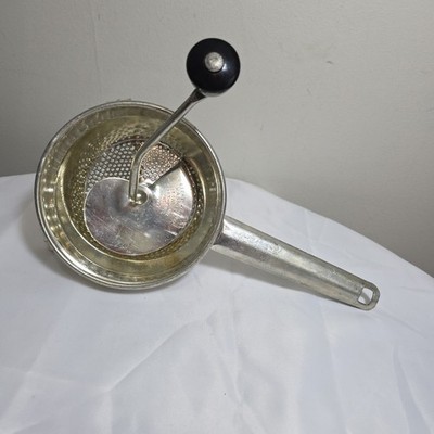 Vtg Foley Food Mill Stainless Steel Masher Ricer Strainer Vintage 5.5'' Diameter