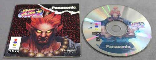 Street Fighter II Turbo ~ Panasonic 3DO Video Game ~ Game Disc & Manual