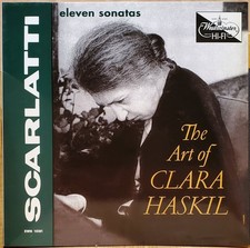 The Art of Clara Haskil - Scarlatti Eleven Sonatas, LP,  WESTMINSTER, 2002