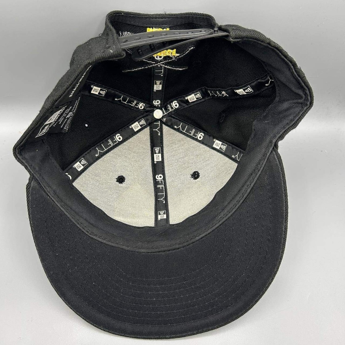 Wu-Tang Clan Hat Men Small-Medium Black 9Fifty New Era Snap Back