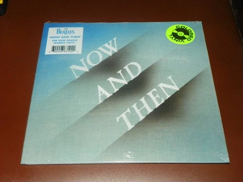 The Beatles "Now And Then" 2023 Apple 45RPM 7" Blue/White Vinyl Brand New Sealed