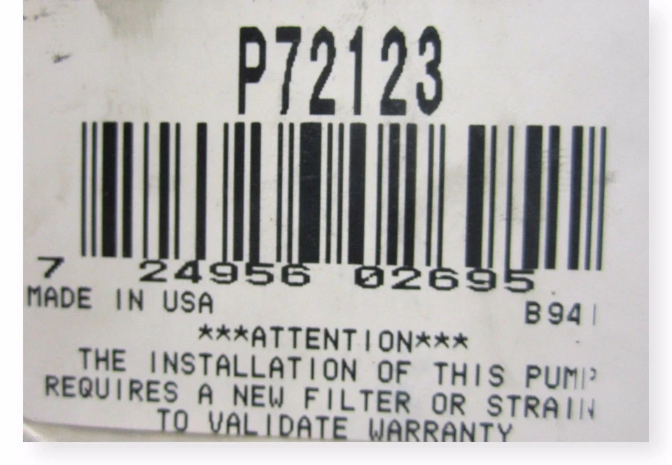 Federal Mogul Sump P72123 T23210 350010 Fuel Pump - Image 2 of 2