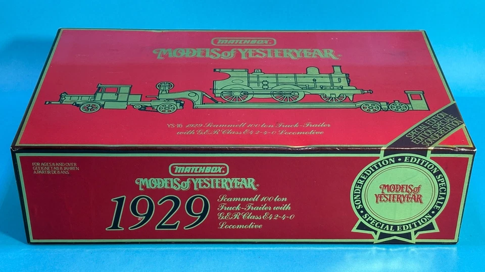 Matchbox Models of Yesteryear YS-16 1929 Scammell Truck Trailer Loco Train MIB - Image 3 of 4