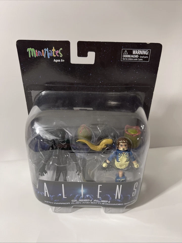 Diamond Select Minimates Reina Guerrero Alienígena Batalla Alfil Dañado NUEVO EE. UU. Foto 2 de 4