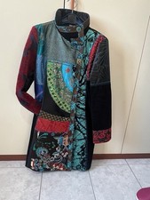 Cappotto Desigual Patchwork Lungo 92 Spalle 30 Manica 62
