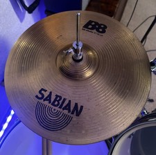 Sabian 14" B8 Hi-Hat Cymbals Pair Good Condition