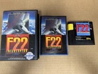 F22 Interceptor Sega Genesis Complete In Box CIB Great Shape