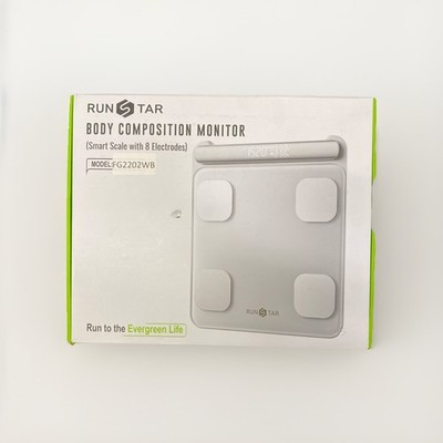 RunStar Body Composition Monitor Smart Scale with 8 Electrodes Model - FG2202WB
