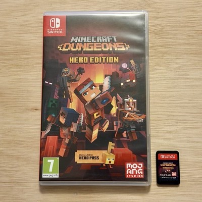 Minecraft Dungeons Hero Edition Spiel für Nintendo Switch ~ getestet & funktionsfähig