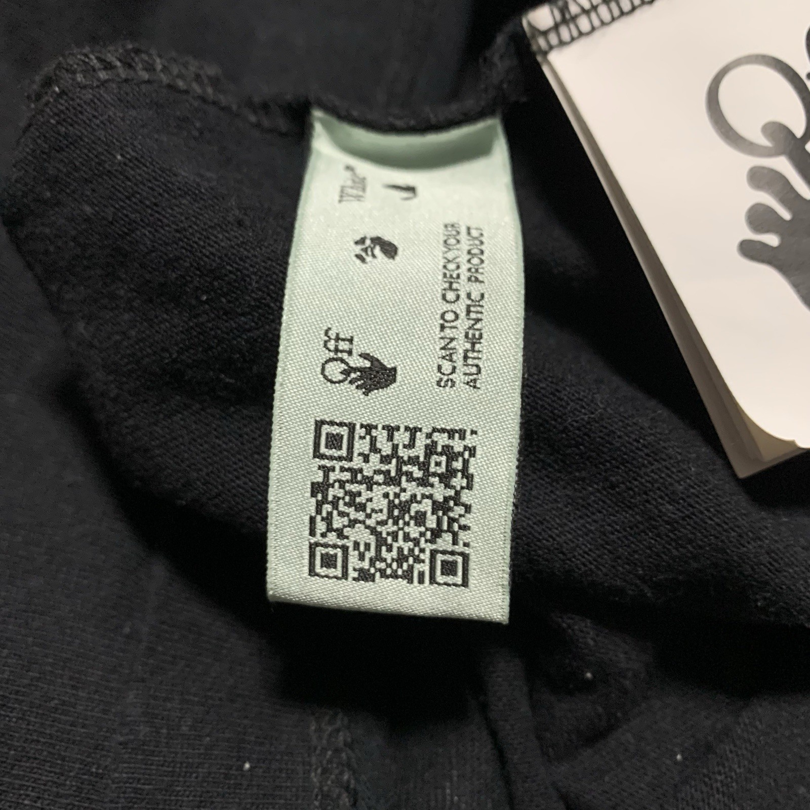 Off White Small Pascal Arrows Black Tee Virgil Ab… - image 9