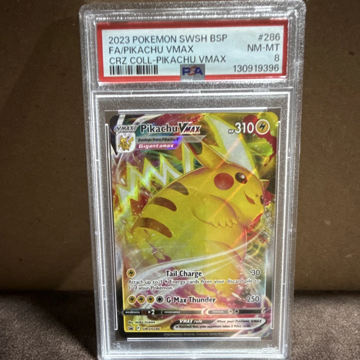 Pokémon TCG Grade 8 Pikachu Individual Collectible Card Game Cards
