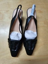 Women  s Slingback Kitten Heels Low Dress Pumps Pointed Toe Party Office Shoes