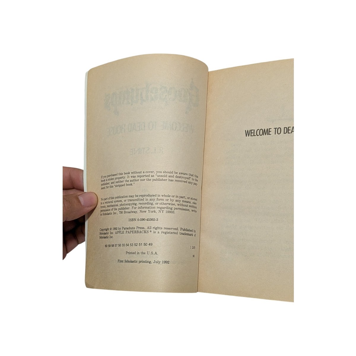 Vintage Goosebumps Welcome To Dead House Book | eBay