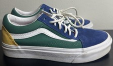 Vans Old Skool Yacht Club Color Block Blue Green Yellow Red Men s 4.5 Woman s 6