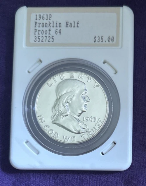 1963 Proof Franklin Half Dollars for sale | eBay
