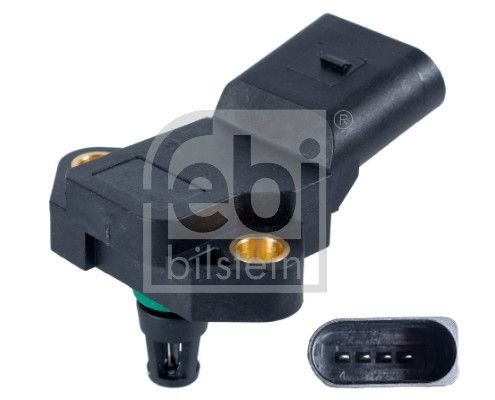 Febi Bilstein 27186 Sensor, Saugrohrdruck FüR Audi Seat Skoda VW-image
