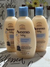 Aveeno Baby Cleansing Therapy Fragrance-Free Moisturizing Wash 8 fl. oz. 3Pck 