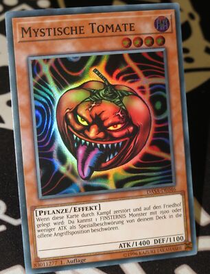 Yu-Gi-Oh! Mystische Tomate - 1. Auflage - Super Rare - boosterfrisch