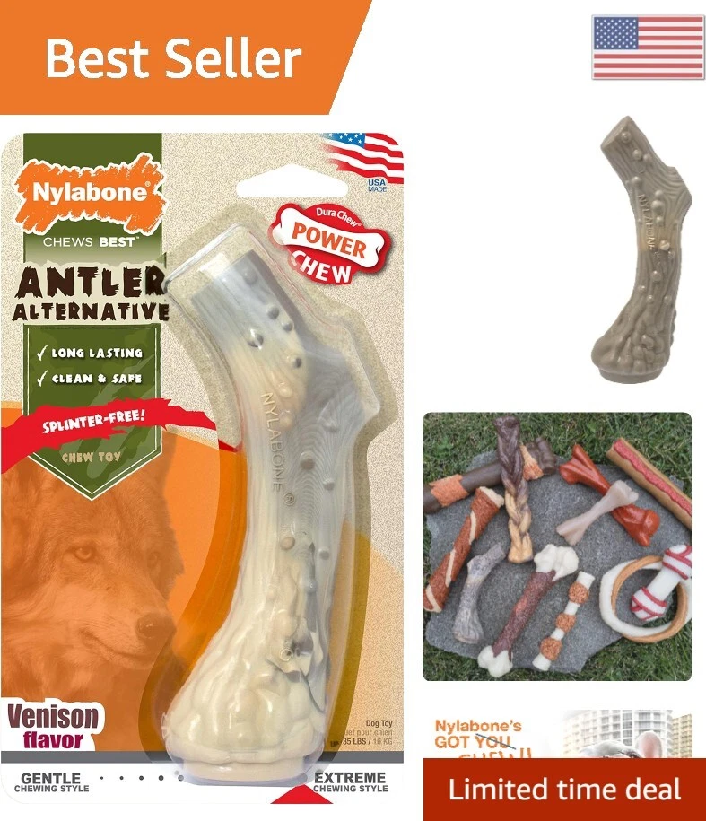 Indestructible Dog Toy Durable Nylon Splinter Free Made in USA