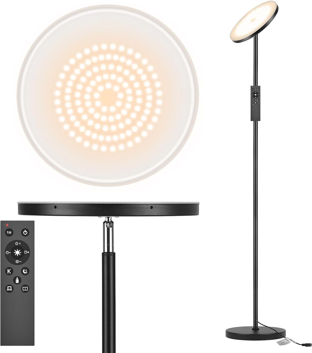 LED Floor Lamps for Living Room, 2400LM Super Bright 300W Equivalent LED Floor L