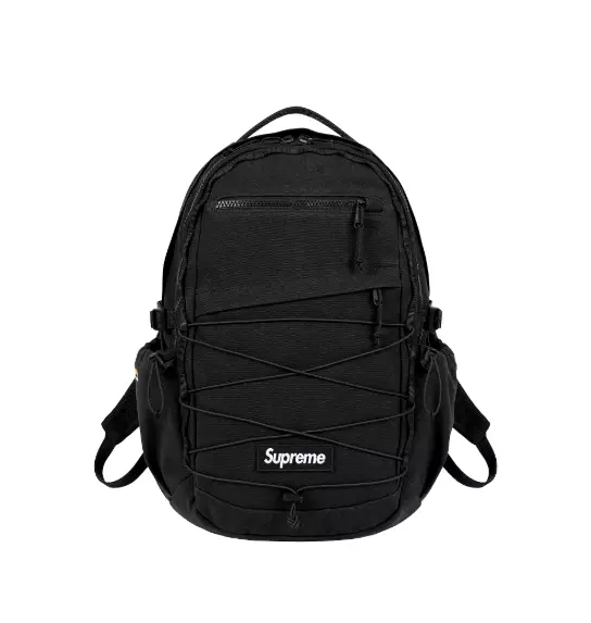 Sac à dos Supreme noir 25SS 100% authentique
