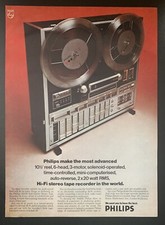Colour Paper Advert for  Philips N4450 High Fidelity Stereo Tape Recorder