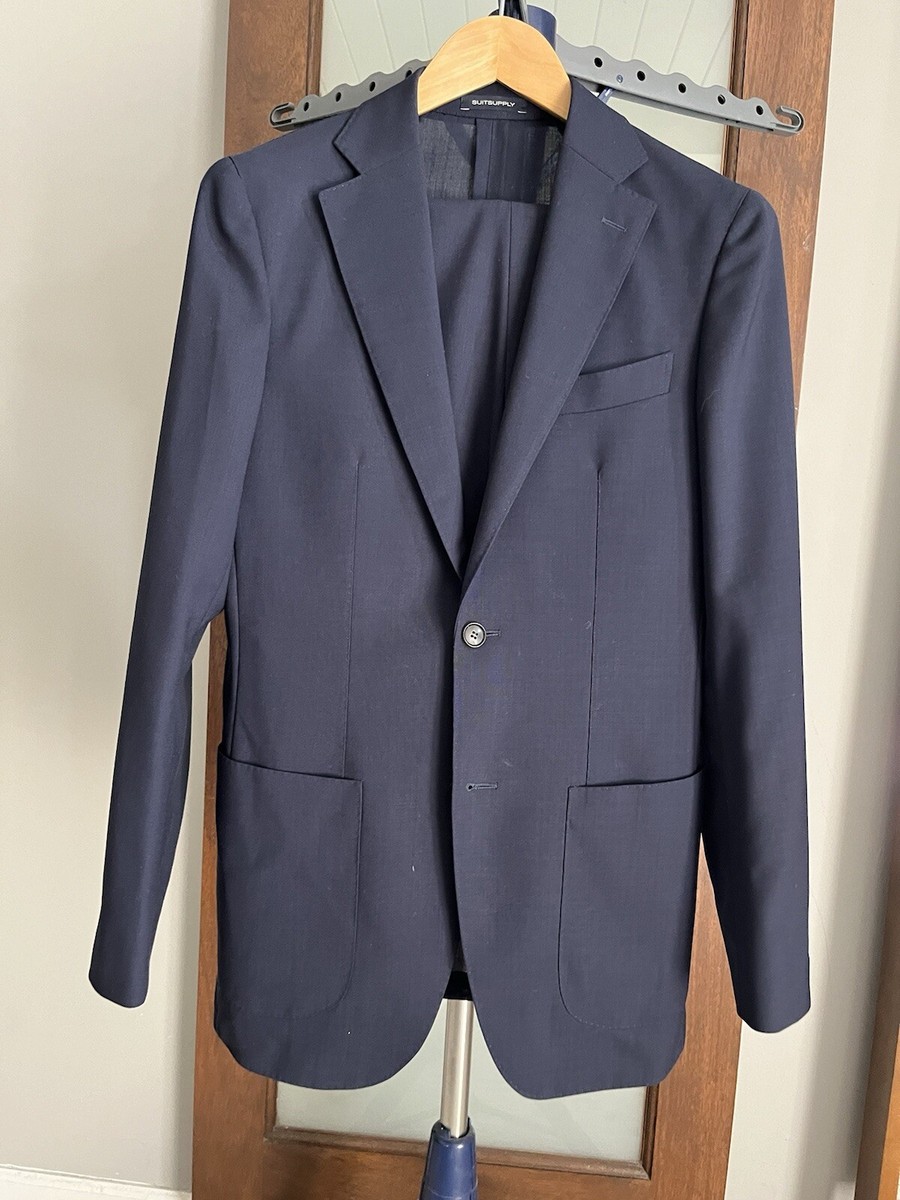 SuitSupply Traveler Suit Navy Blue 38US