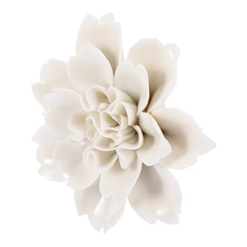 1PC Wall Ceramic Flower Sculpture 3D Wall Hanging Decoration Home Decor - Picture 10 of 12