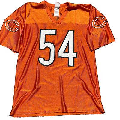 Chicago Bears Authentic NFL Jersey Mens Large Orange Brian
