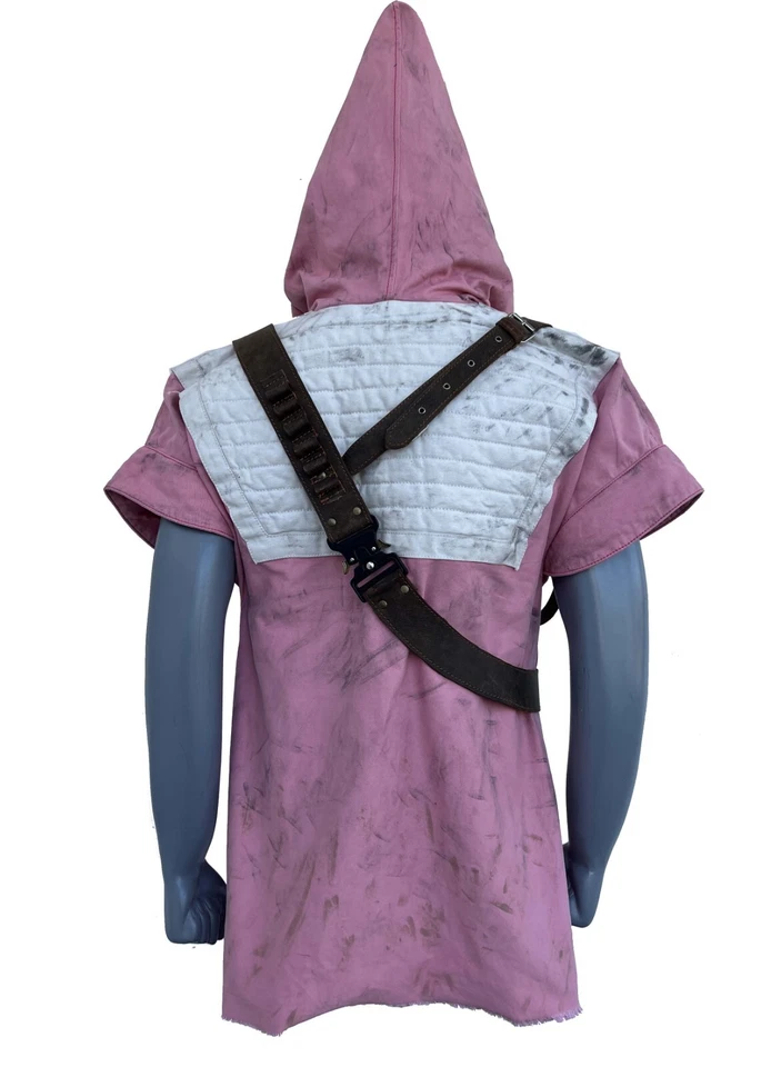 Inspired By Jedi, Fallen Order Cal Kestis Poncho With Leather Shoulder Belt - Image 3 of 4