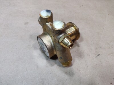 Fluid-O-Tech PB301X Brass Rotary Vane Pump With Relief Valve - 1725 RPM