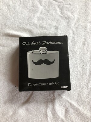 H008 Nana Flachmann - Der Bart-Flachmann - Neu OVP
