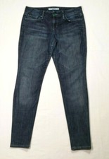 Joe's Women Sz 29 Honey Skinny Jeans Meg Blue Dark Wash Low Rise DGMF5755 Cotton