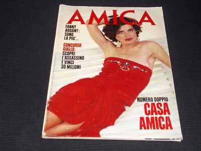 1982 JULY 27 AMICA MAGAZINE - VINTAGE FASHION PAGES ITALIAN TEXT ISSUE - H 24