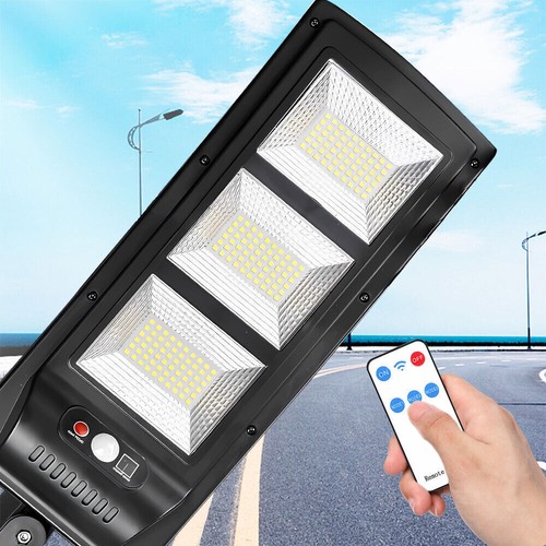 Solar Street Flood Light LED Lamp Commercial Outdoor Area Dusk To Dawn Wall Lamp - Picture 7 of 10