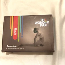 The Wonder Pax BACK Reusable Cool Warm Compress Gel Pack Purple NOS
