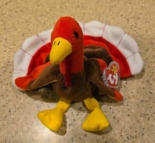 TY Beanie Baby   Gobbles the Turkey Rare Find 1996 P.V.C PELLETS VHTF 4034