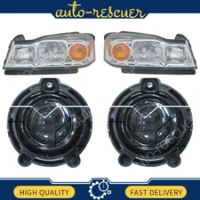 TYC Headlight Assembly Fog Light Assembly 4x fits from 2006 to 2007 Saturn Vue