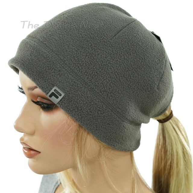 hat with ponytail