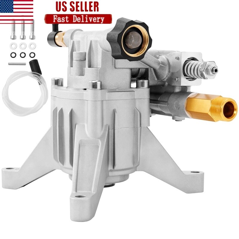 Vertical Pressure Washer Pump 3400 PSI 2.5 GPM 7/8
