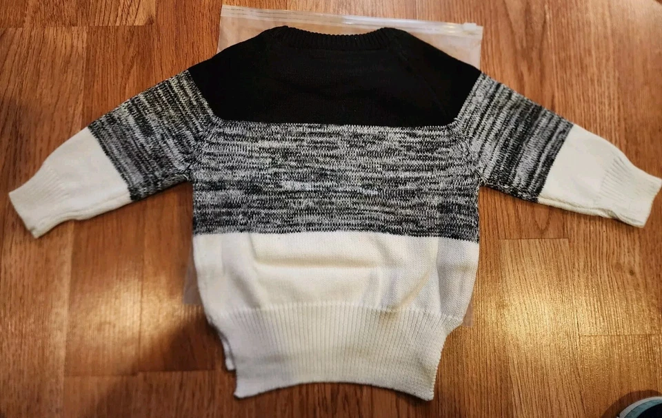 Suéter Nudo Monocromo Colección Little Bipsy 0-3M Nuevo Con Etiquetas Foto 2 de 4