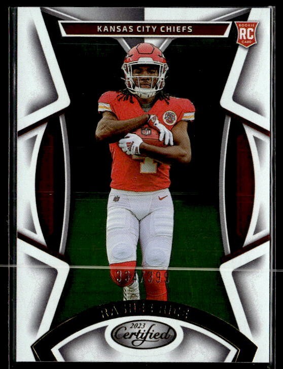 L1,247 - 2023 Certified #108 Rashee Rice RC /399 Chiefs