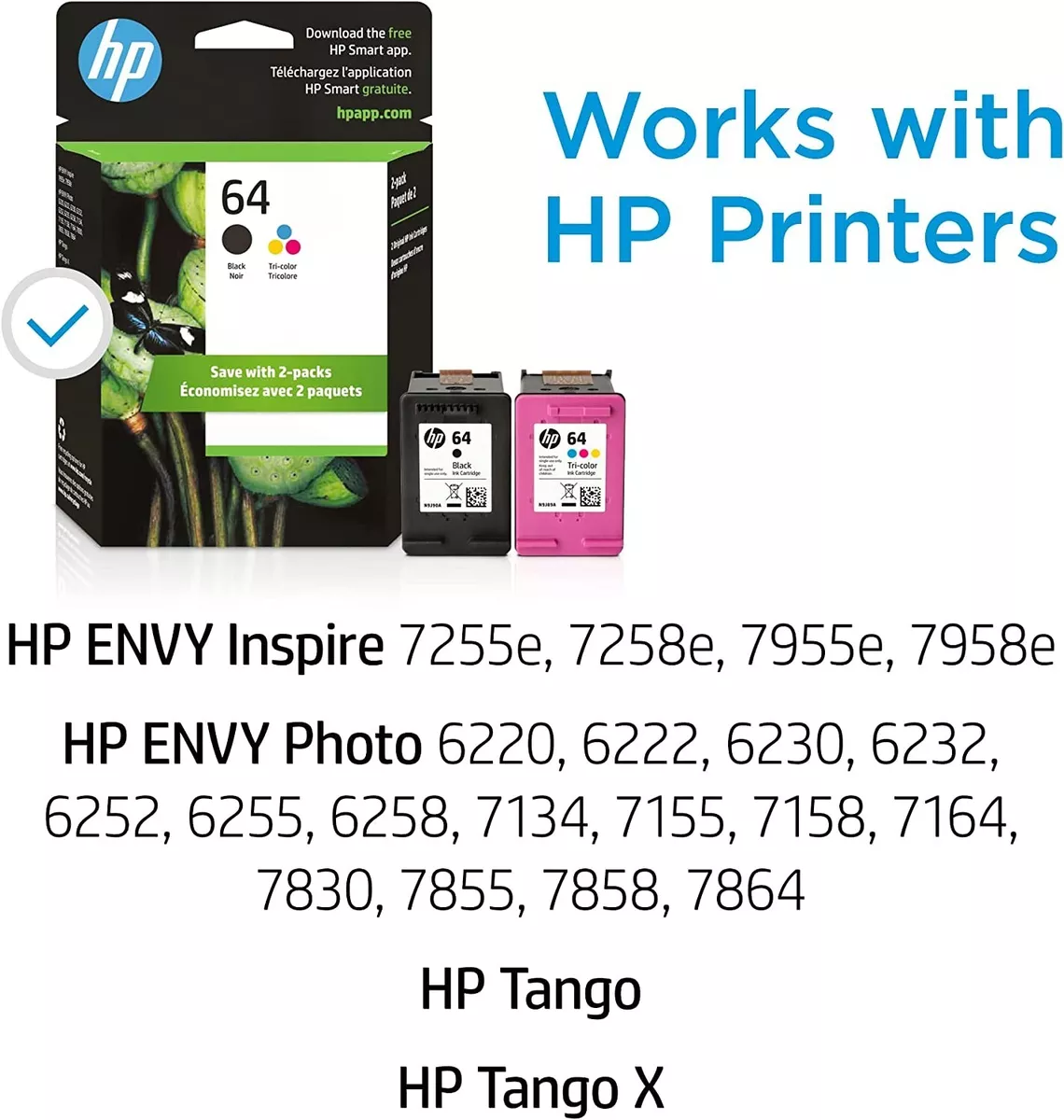 Hp 64 sale ink cartridge